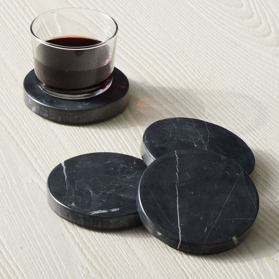 Marble Coasters (Set of 4) West Elm UK